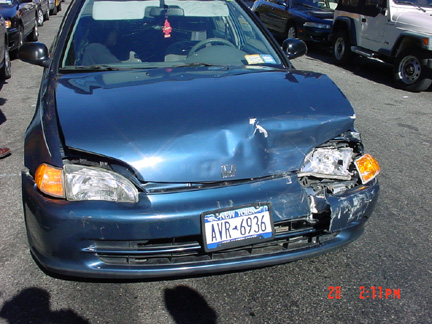 Two Hurt in Collision