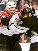 Flyers Fight for Home Ice