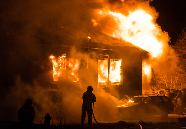 Firefighters Battle Flames At Vacant House In Camden Amid Dangerous Temperatures