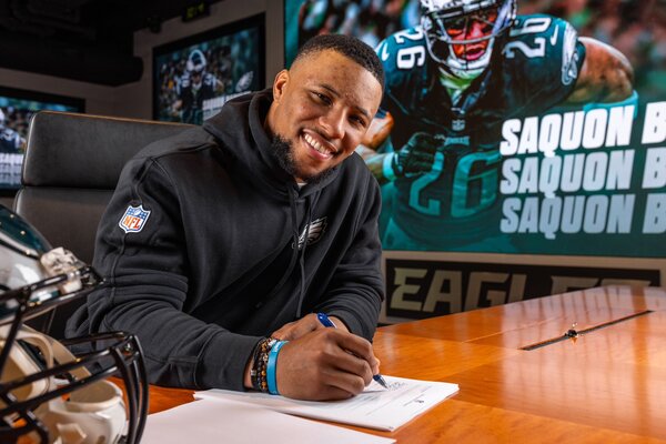 Eagles Signs Running Back Saquon Barkley - SouthJersey.com