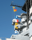 Battleship Signal Flags Show Go Phils!