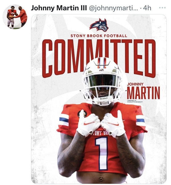 South Jersey’s Johnny Martin looking forward to a new start at Stony Brook