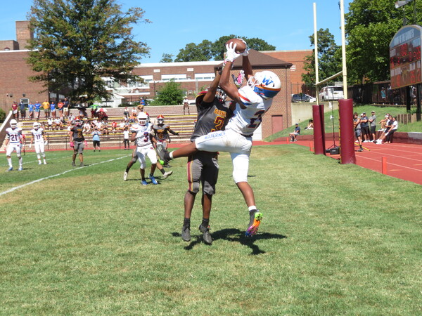 Woodstown’s James Hill displaying an all-around game for the Wolverines