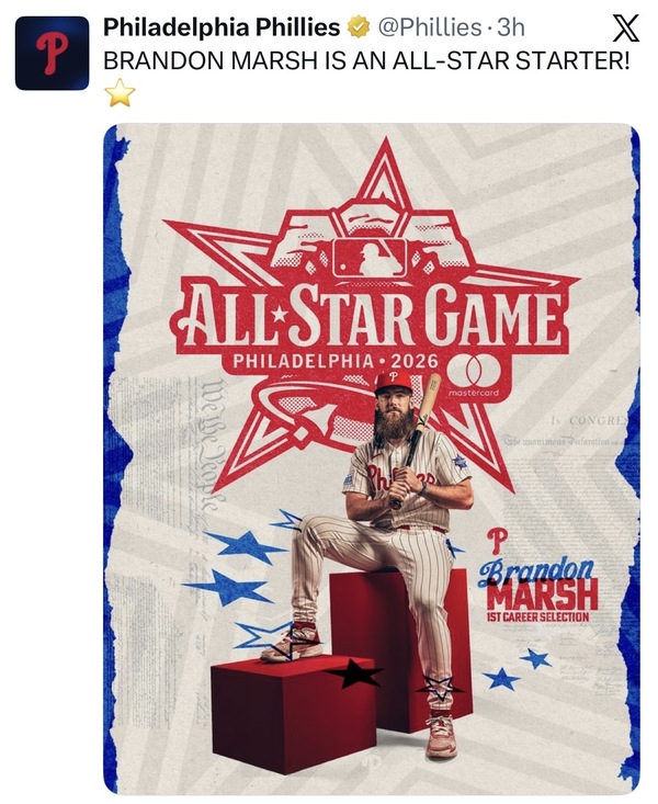 Phillies To Have Major All-Star Presence at Citizens Bank Park