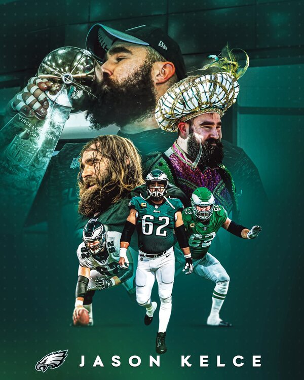 Former Eagles Center Jason Kelce Leaves a Lasting Legacy