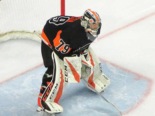 Flyers Showing Great Hart in Goal