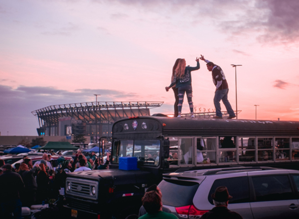 Eagles Fans Pack Super Bowl Parade Route