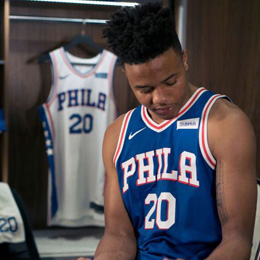 76ers Unveil New 2017-18 Nike-StubHub Uniform