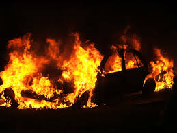 Car Goes Up In Flames After Lightning Strike In Ocean City